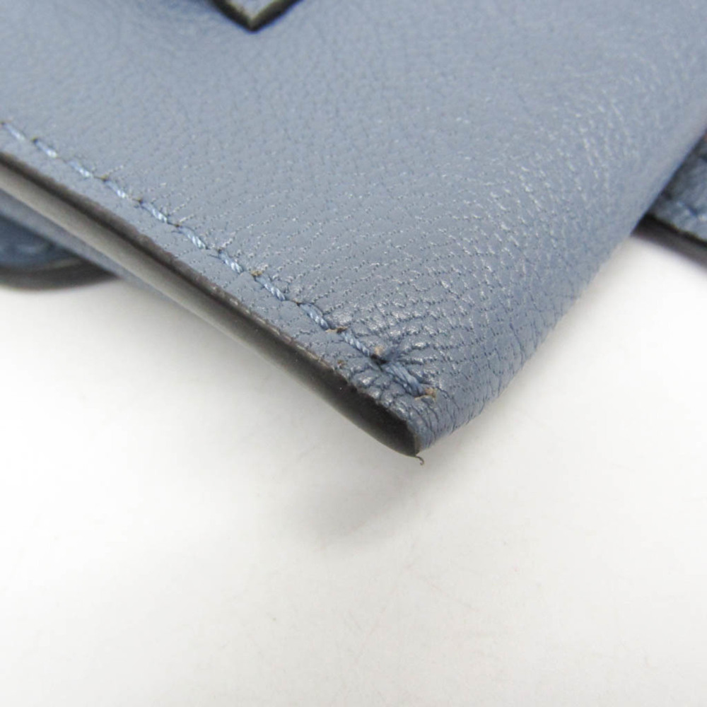 CHRISTIAN DIOR Blue Leather Shoulder Bag - Picture 6 of 15